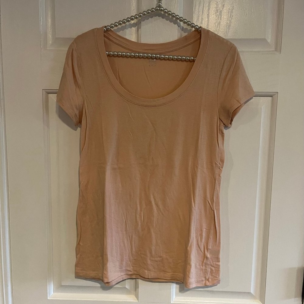 Apt. 9 Ladies Essentials Scoop Neck Short Sleeve Tee Size M